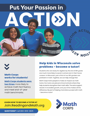 Flyer - WI Math Corps