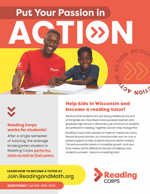 Flyer - WI Reading Corps