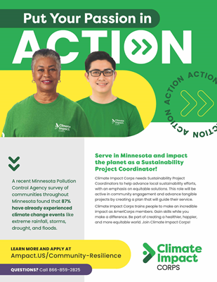 Flyer - Community Resilience Initiative (Sustainability Project Coordinator)