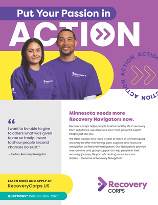 Flyer - MN Recovery Corps - Navigator