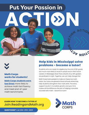 Flyer - MS Math Corps